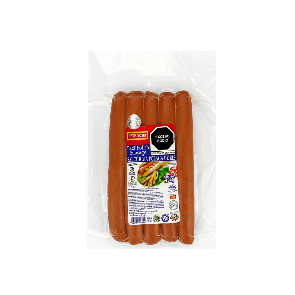 Salchicha de Res Polaca (paq)