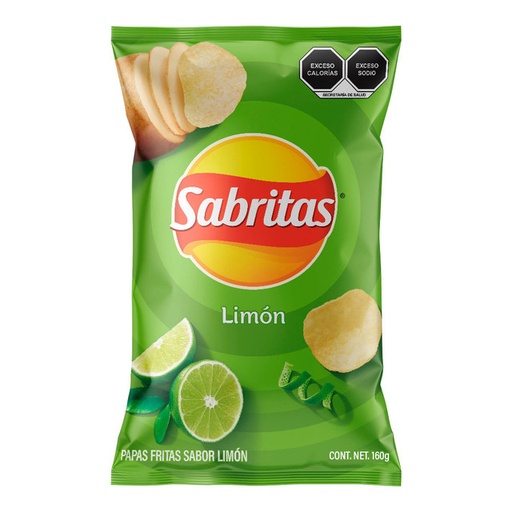 Sabritas Papas Limón (bolsa)