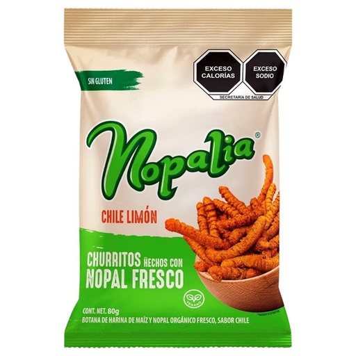 Churrito De Nopal Chile Limón (bolsa)