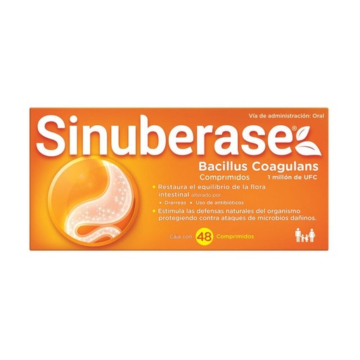 Sinuberase 48 Tablets 2b Probiotics