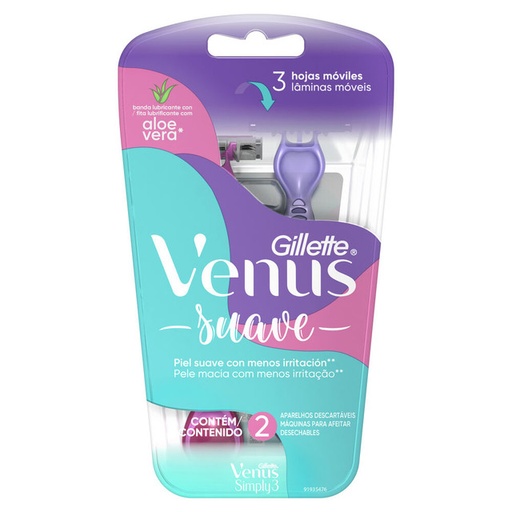 Rastrillos Deschables Dama Venus