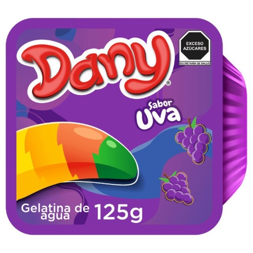 Gelatina De Agua Uva Dany (125grs)