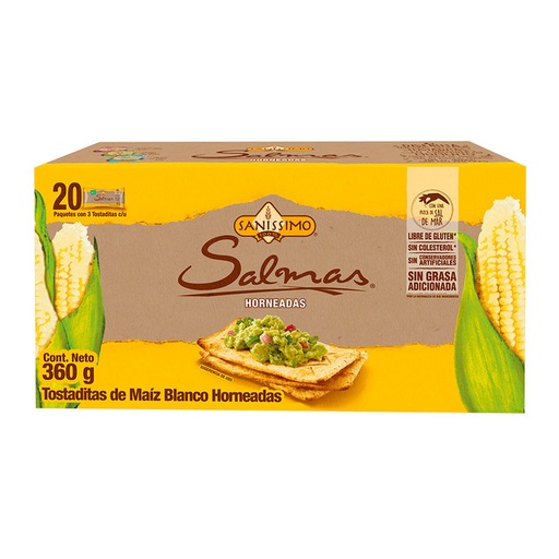Baked Corn Toasts Salmas