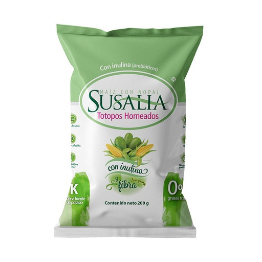 Totopos De Maíz Con Nopal Sausalia (bolsa)